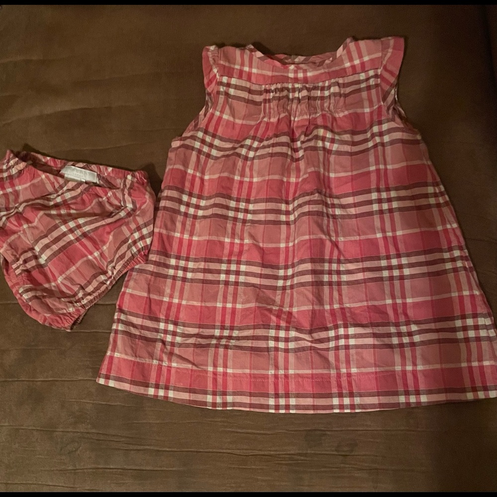 Burberry red check print.